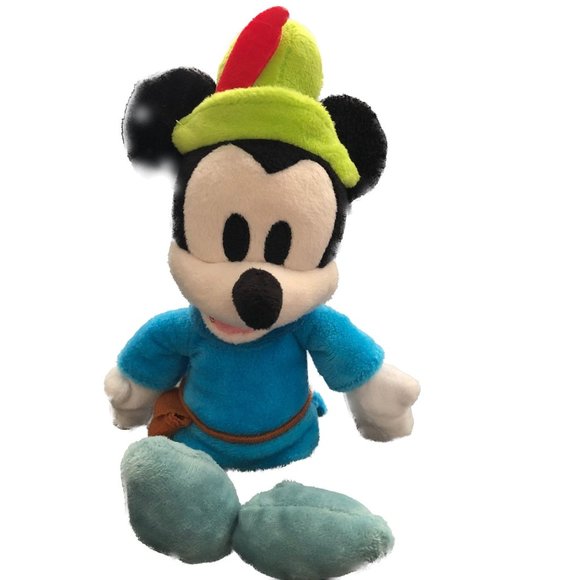 Disney "Mickey Mouse" as Robin Hood of Sherwood Forest Plush 8" Stuffed - Picture 1 of 7